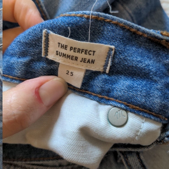 Madewell Petite Perfect Summer Jean Size 25 - Picture 7 of 10